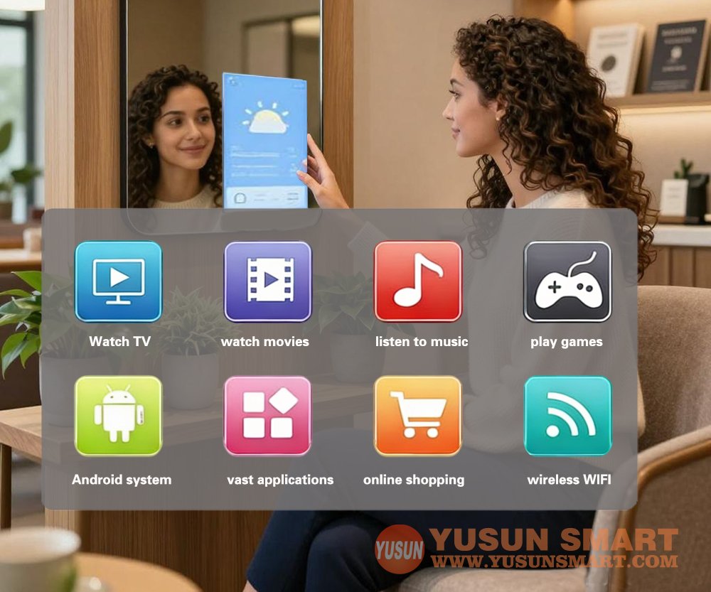 Smart Magic Mirror Front View