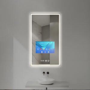 15.6 Inch Android Smart Magic Mirror Front View with LED Backlight