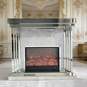 French Style Electric Fireplace Cabinet YUSUNSMART