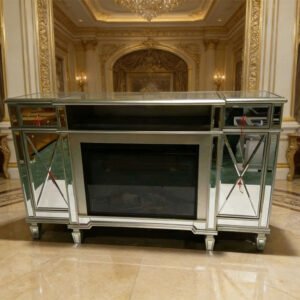 Luxury Mirrored Sideboard Storage Cabinet YUSUNSMART