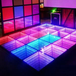 3D Infinity Mirror Floor Tile | 3D LED Dance Floor Light YUSUN SMART
