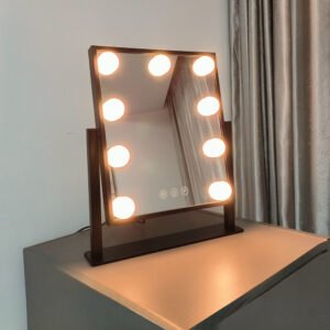 LED Hollywood Makeup Mirror with Warm Light - 3-Color Dimmable Lighting YUSUNSMART