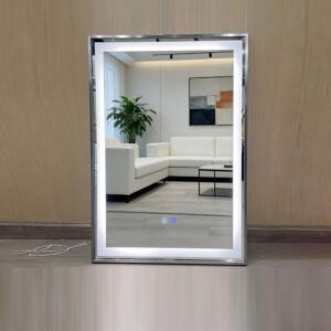 Full Length Smart LED Bathroom Mirror with Defogger, Bluetooth Music, 3-Color Dimmable Light for Dressing Room Vanity, YUSUN Smart