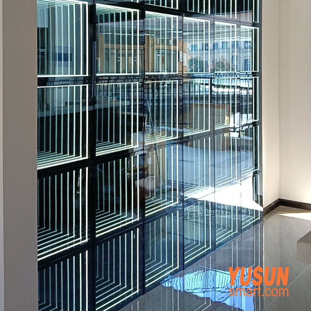 YUSUNSMART infinity mirror LED wall panel for office & commercial space