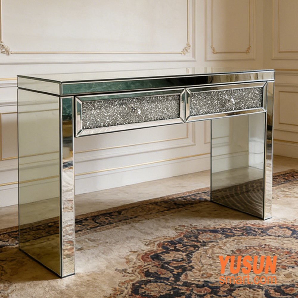 Luxury Mirrored Vanity Table for Home and Hotel YUSUNSMART