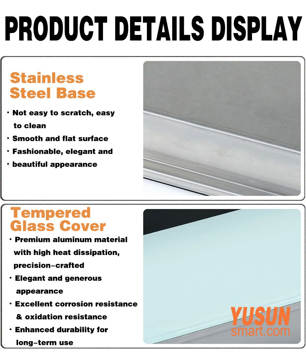 Infinity Mirror Floor Tile stainless steel base structure