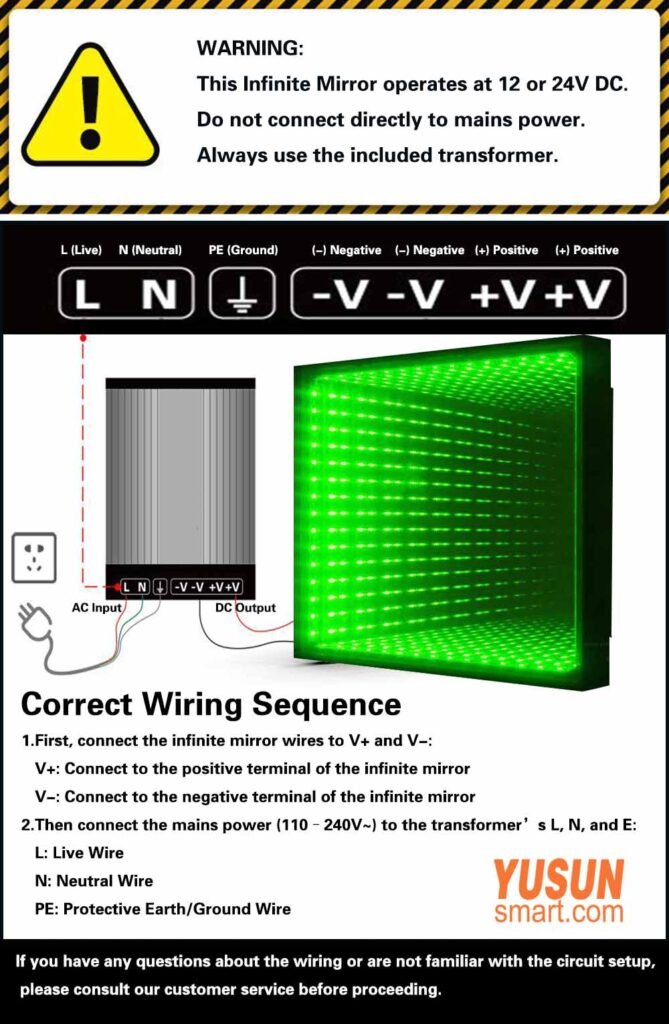 Modular Infinite Mirror Tile Installation Guide