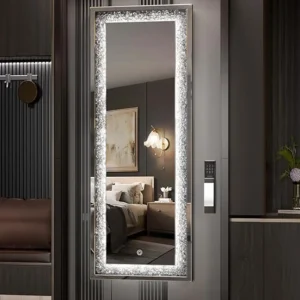 3D Infinite Mirror Thousand Layer Mirror LED rhinestone full body mirror bedroom wall decor YUSUN SMART