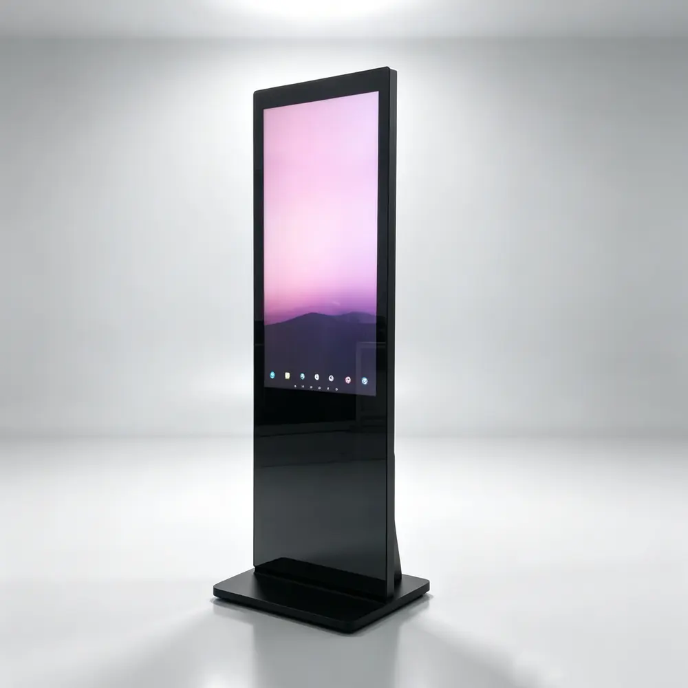 YUSUN SMART 43‑inch vertical android smart fitness mirror powered‑on touch screen display